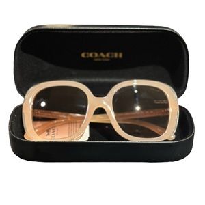 NWT Milky Pink Coach Sunglasses